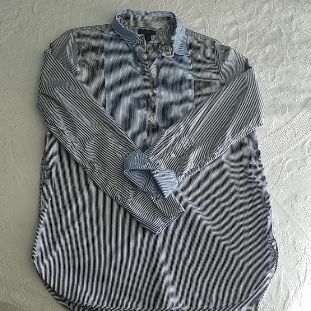 JCrew Striped Blouse